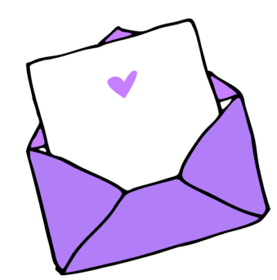 Briefumschlag-Icon mit Herz