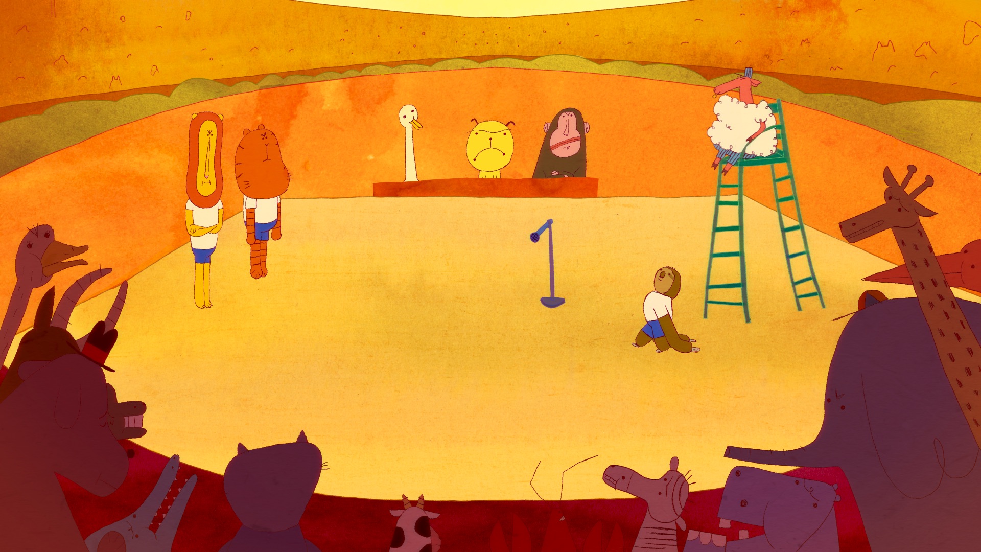 Still zum Film Les Zozolympiades / Die Zoolympiade